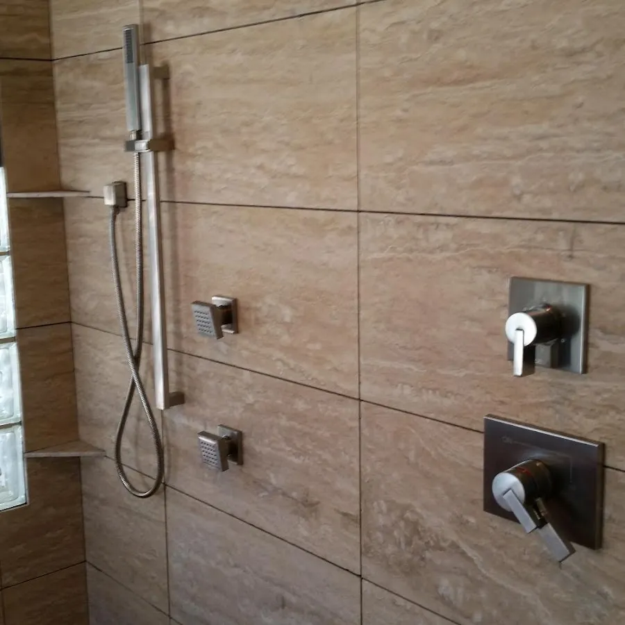 Shower fixture installation for Water Heater Replacement in Howard